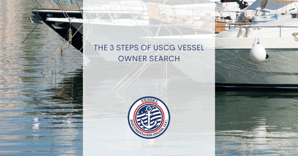 USCG Vessel Owner Search