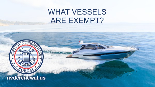 what vessels are exempt