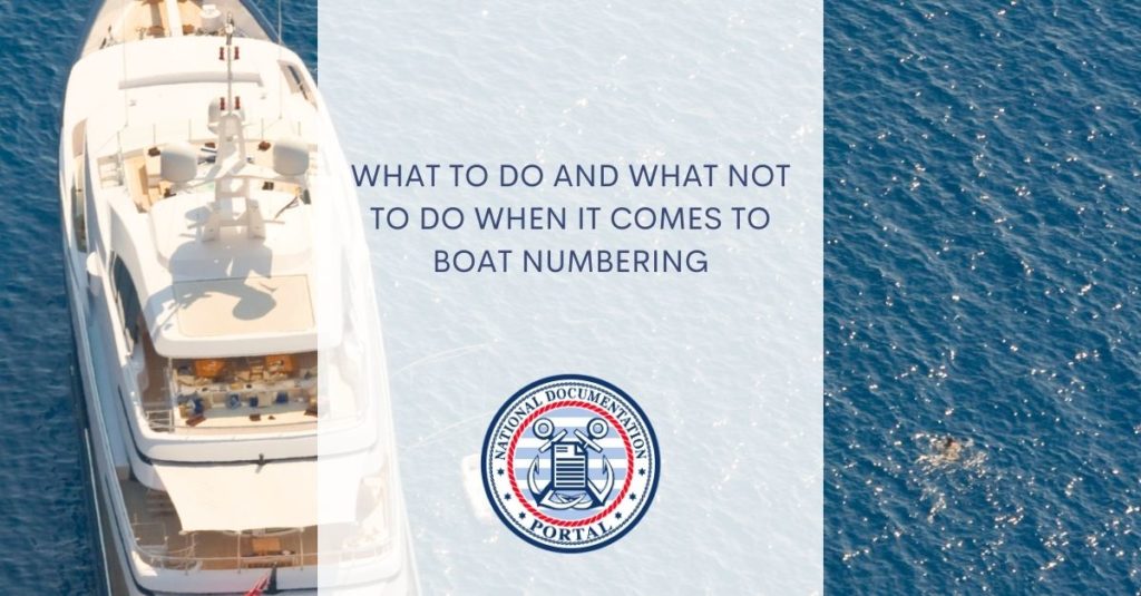Boat Numbering