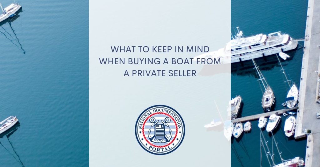 Buying a Boat from a Private Seller