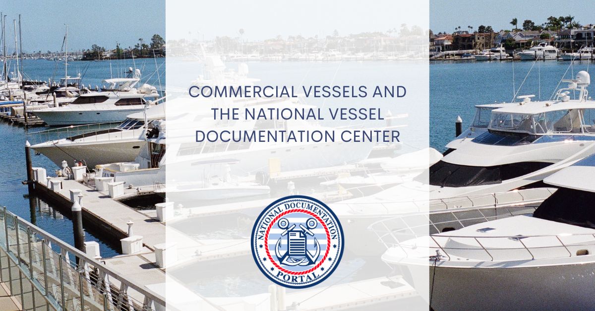 National Vessel Documentation Center For Commercial Vessels