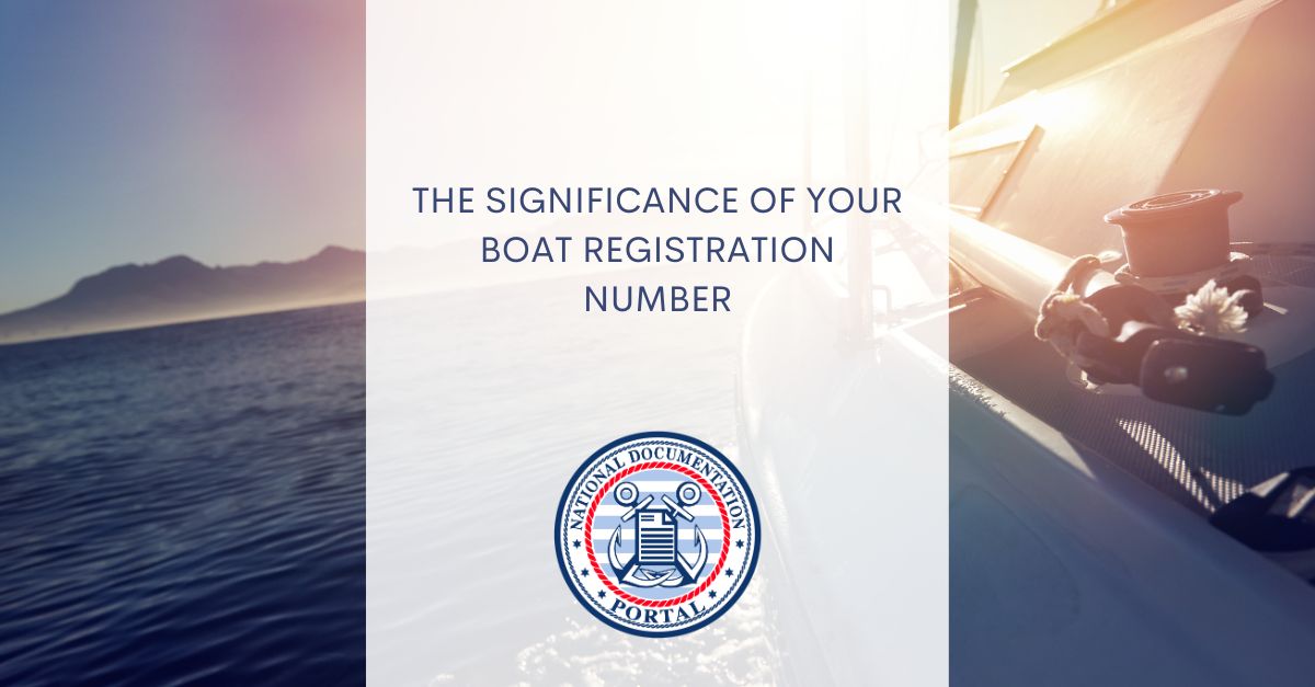 Boat Registration Number Unlocking Identity Vessel Documentation Online