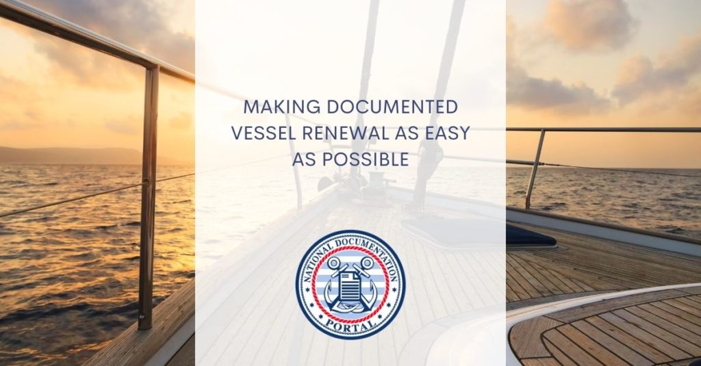 Vessel Renewal Can Be Easy