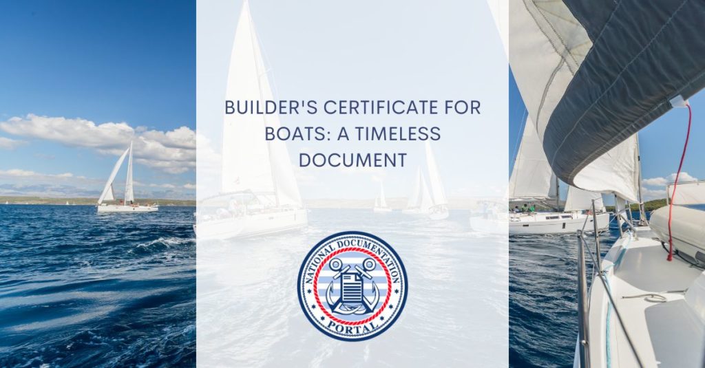 builders certificate boat