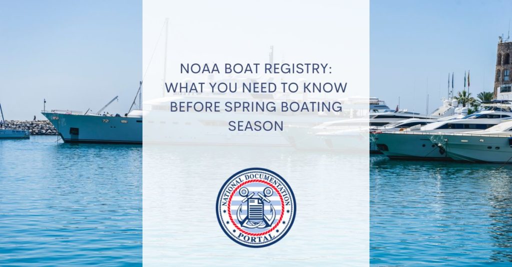 NOAA boat registry