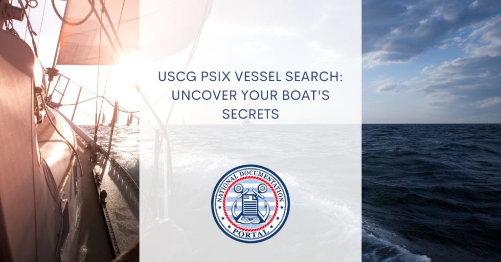 USCG PSIX vessel search