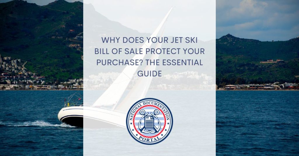 jet ski bill of sale