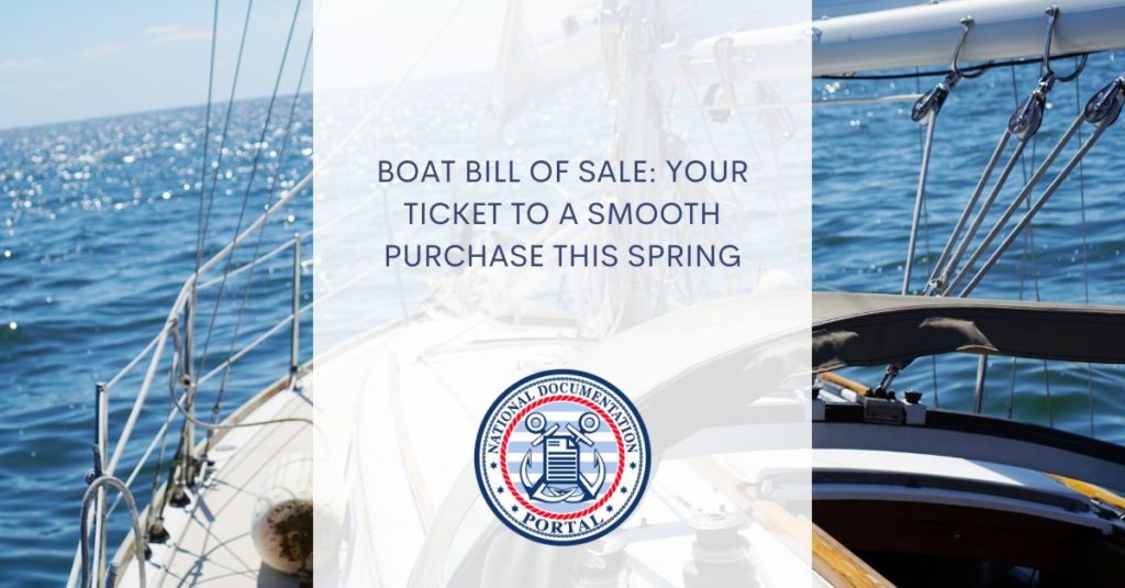 boat bill of sale