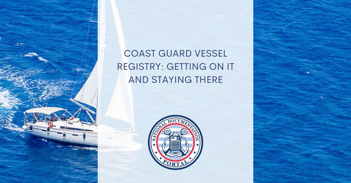 Coast Guard Vessel Registry: National Documentation Portal