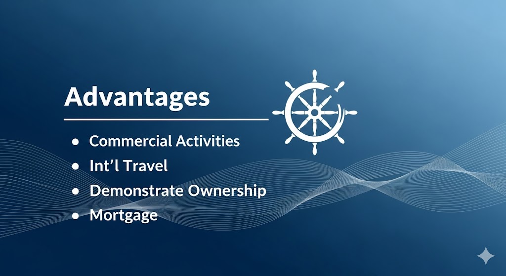 Vessel documentation advantages