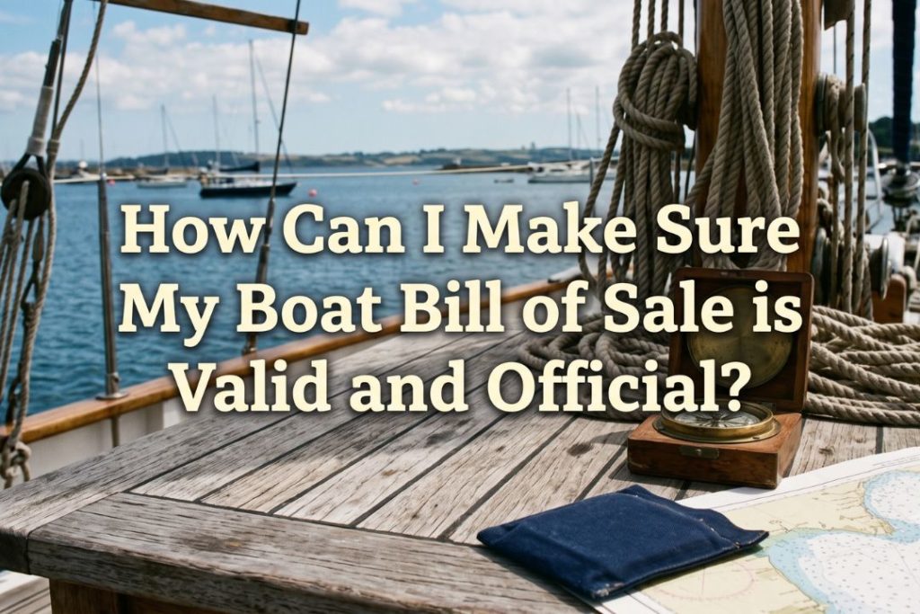 boat bill of sale 