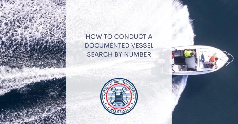 how to conduct a documented vessel search by number x