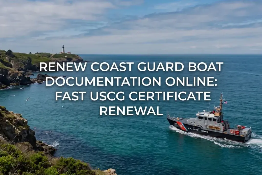 renew coast guard boat documentation online