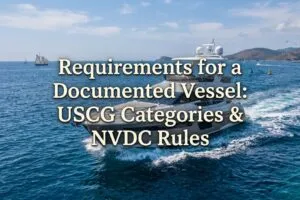 requirements for a documented vessel x