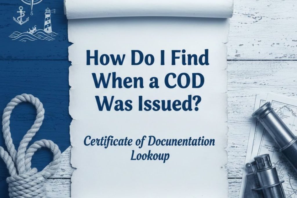 certificate of documentation lookup