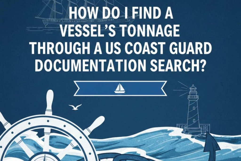 How Do I Find a Vessel’s Tonnage Through Our US Coast Guard Documentation Search?