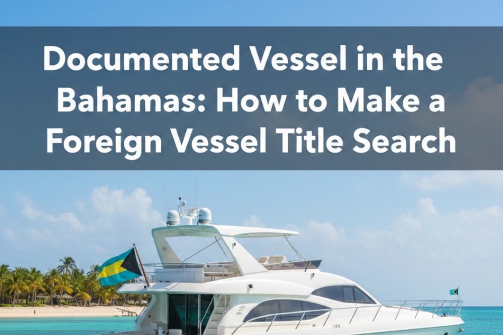 Documented Vessel in the Bahamas: How to Make a Foreign Vessel Title Search