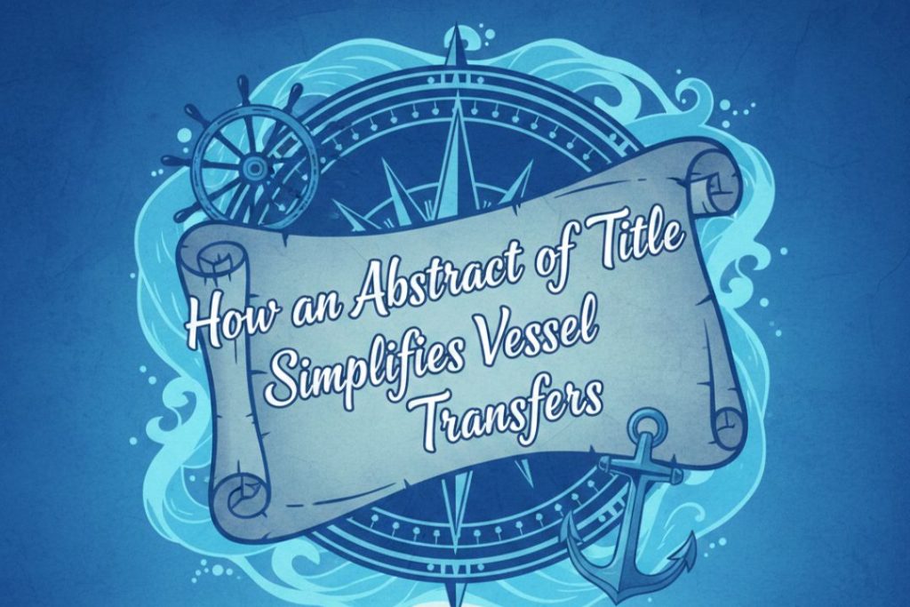 How Does an Abstract of Title Simplify Vessel Transfers?