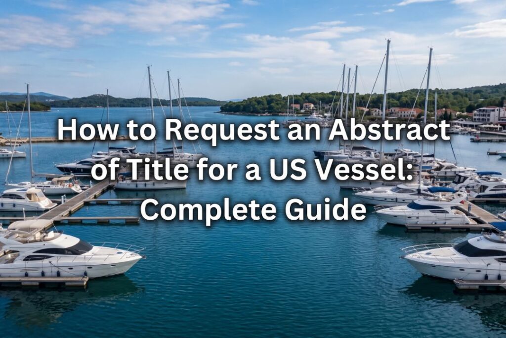 abstract of title for a us vessel