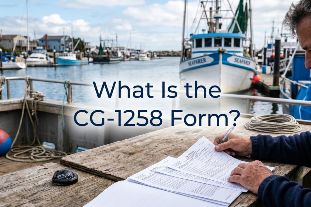 What Is the CG-1258 Form?