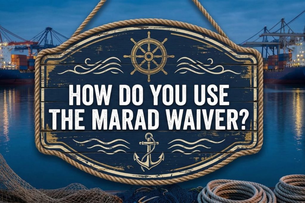 How Do You Use the MARAD Waiver?