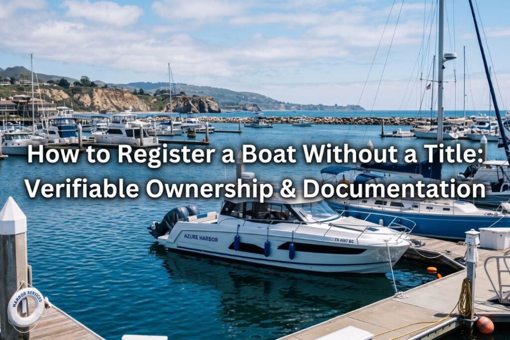 register a boat without a title 