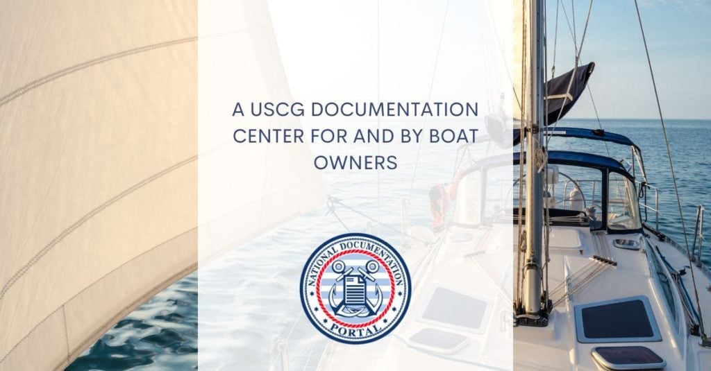 a uscg documentation center for and by boat owners