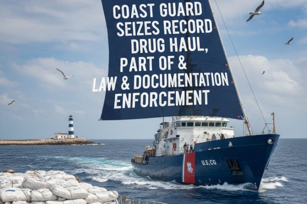 Coast Guard Seizes Record Drug Haul, Part of Law & Documentation Enforcement
