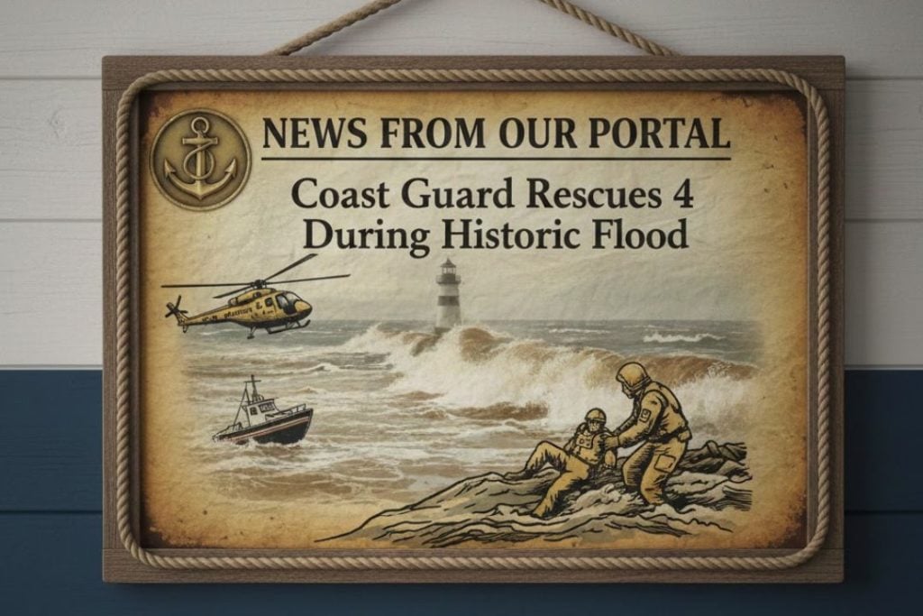 News From Our Portal: Coast Guard Rescues 4 During Historic Flood