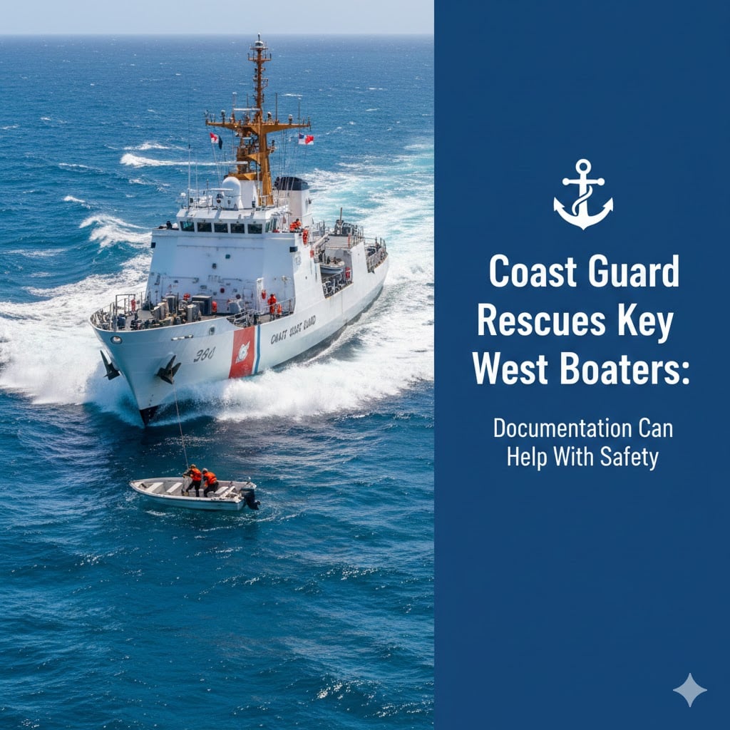Coast Guard Rescues Key West Boaters: Documentation Can Help With Safety