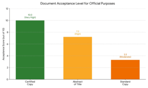 Certified Copy of Documentation