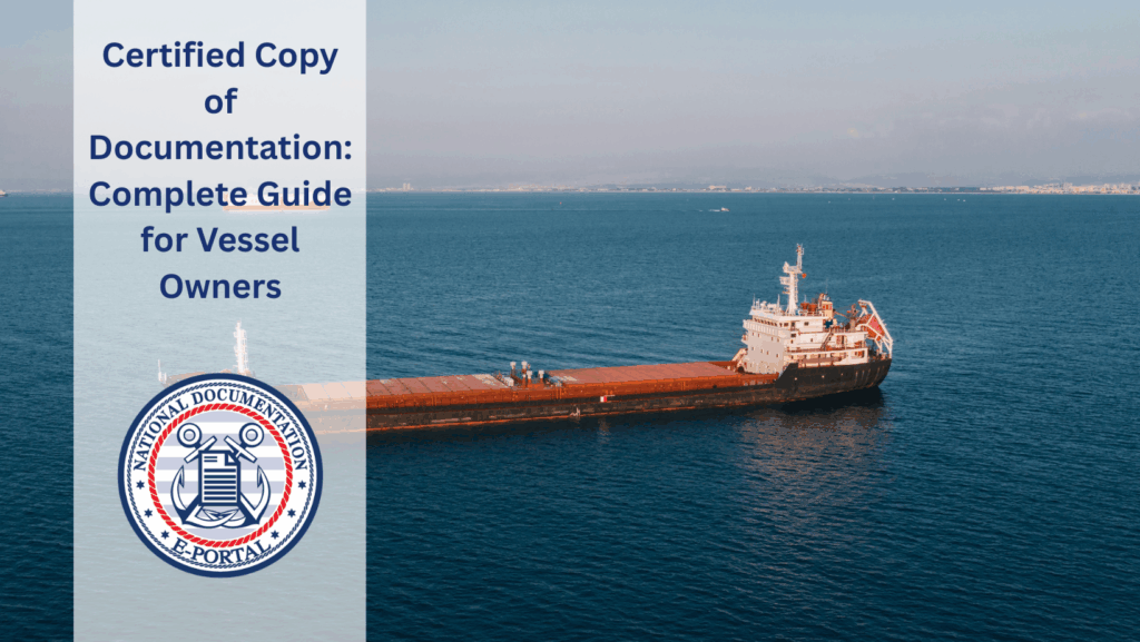 certified copy of documentation