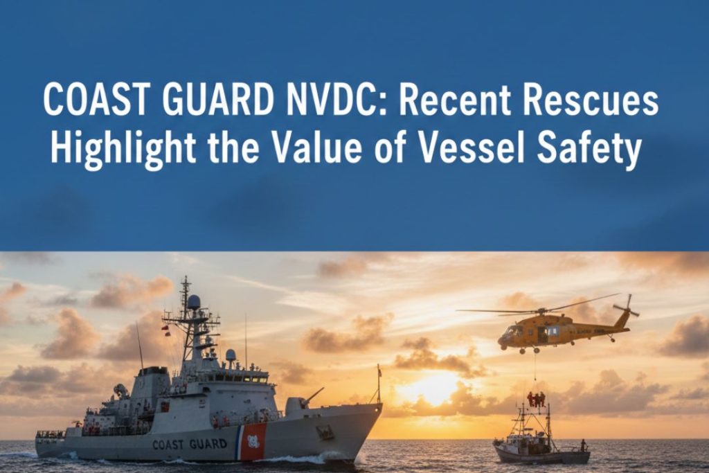 Coast Guard NVDC News: Recent Rescues By Coast Guard Heroes