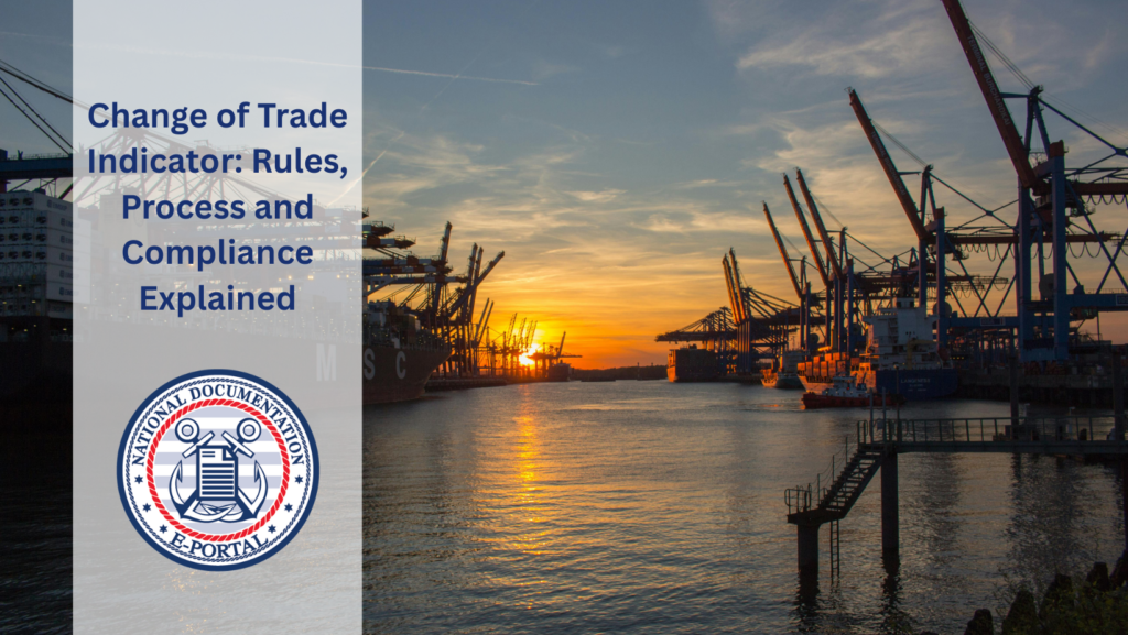 Change of Trade Indicator