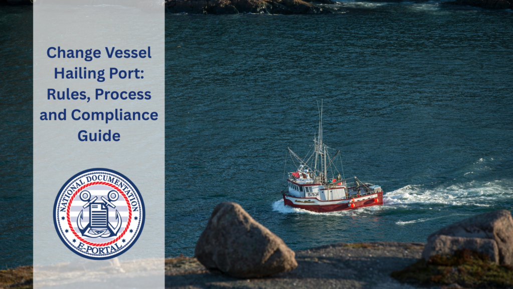 Change Vessel Hailing Port