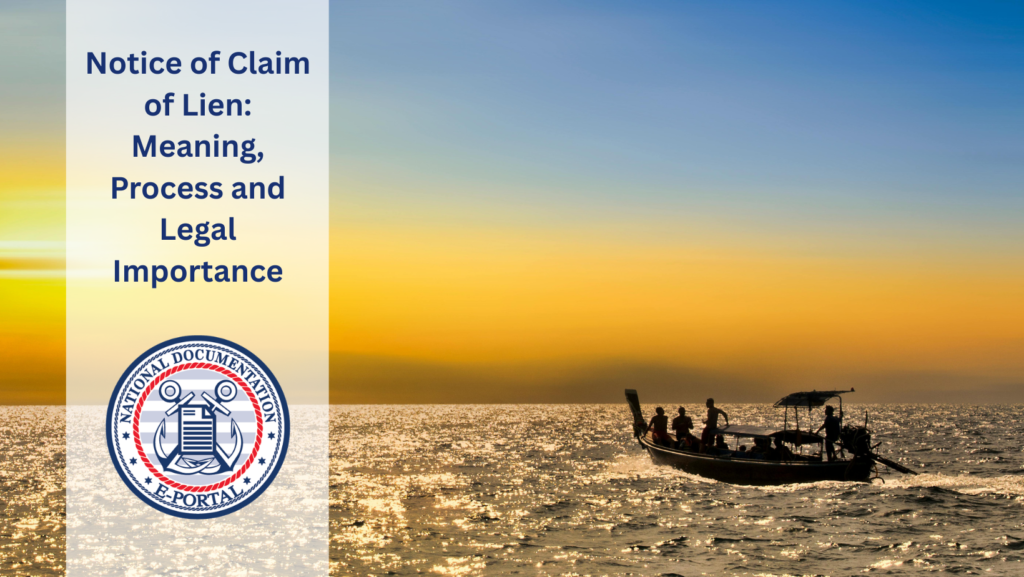 Notice of Claim of Lien