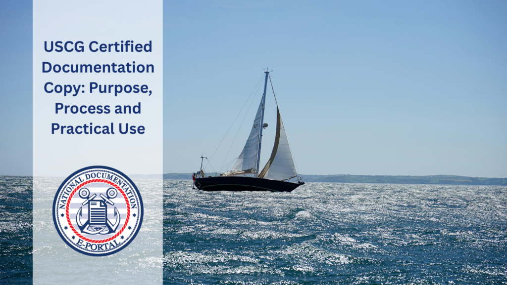 USCG Certified Documentation Copy