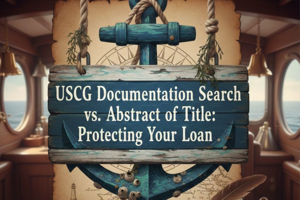 USCG Documentation Search vs. Abstract of Title: Protecting Your Loan