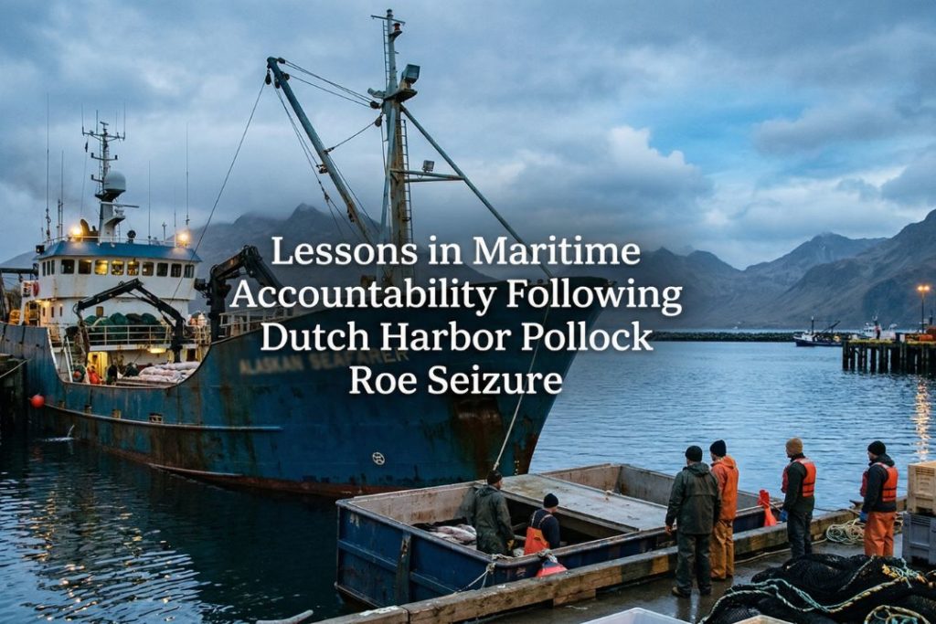 Lessons in Maritime Accountability Following Dutch Harbor Pollock Roe Seizure