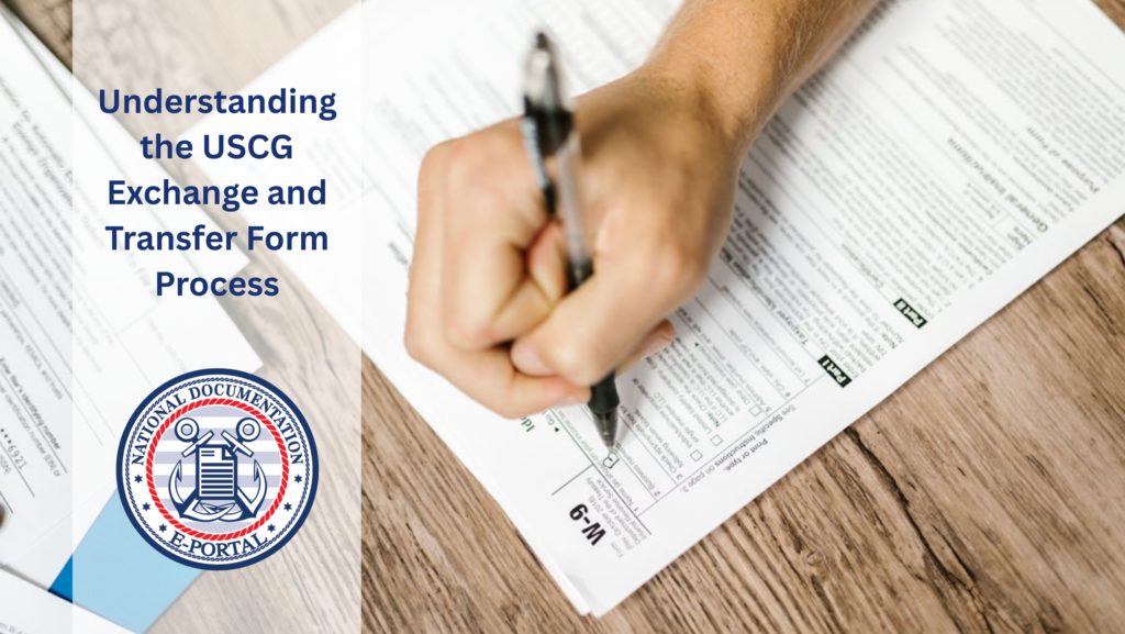 uscg exchange and transfer form