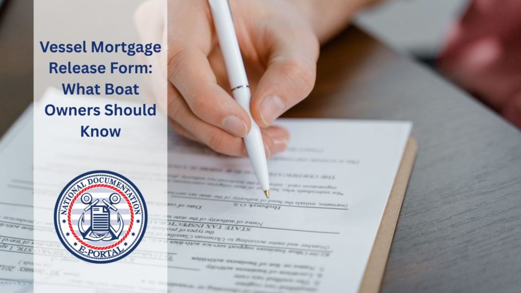 vessel mortgage release form
